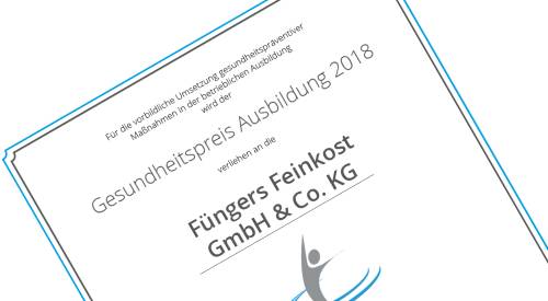 Gesundheitspreis Ausbildung
